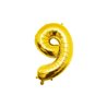 BALLON ALU OR 86 CM - CHIFFRE 9