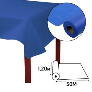 NAPPE NON TISSE DEPERLANTE BLEU MARINE 50 X 1,20 METRES