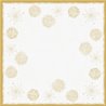 NAPPE DUNICEL BIO SPARKLING BLANC 84 X 84 CM