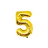 BALLON ALU OR 86 CM - CHIFFRE 5