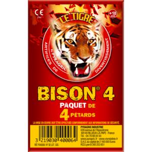 PETARD BISON 4 - PAQUET DE 4