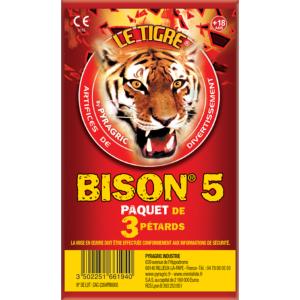 PETARD BISON 5 - PAQUET DE 3