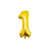 BALLON ALU OR 86 CM - CHIFFRE 1