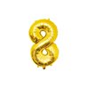 BALLON ALU OR 86 CM - CHIFFRE 8