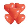 BALLONS COEUR ROUGE LATEX 20 CM - SACHET DE 12