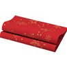 SERVIETTES EFFET TISSU STAR ROUGE - PAQUET DE 60