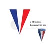 GUIRLANDE FRANCE PLASTIQUE TRIANGLE - 5 METRES