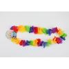 Collier hawaïen multicolore en polyester