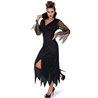 COSTUME SORCIERE DENTELLE NOIRE TAILLE XL