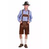 DEGUISEMENT BAVAROIS SEPPL CUIR MARRON - TAILLE L (52)