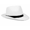 Chapeau Borsalino Blanc en Feutrine