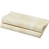 SERVIETTES EFFET TISSU WASHED LINEN OR - PAQUET DE 60