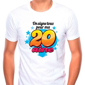 TEE-SHIRT 20AINE STYLO