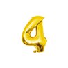 BALLON ALU OR 86 CM - CHIFFRE 4