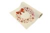 Chemin de table toile couronne de Noël 4 mètres
