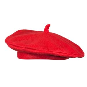 BERET ROUGE EN FEUTRINE