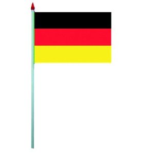 DRAPEAU ALLEMAGNE 10X15CM PAPIER GLACE