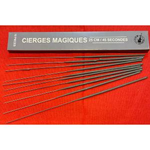 Cierges Magiques 25 cm - Paquet de 10 - F1